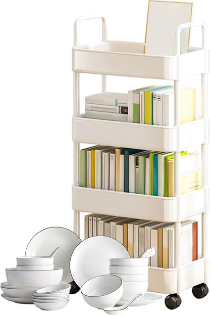 Rolling serving trolleys with wheels and a handle – Veyora