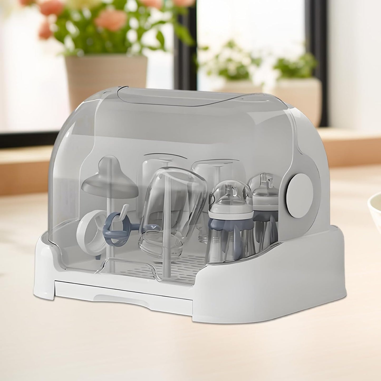 Baby bottle dryer and storage box with lid – Orvian