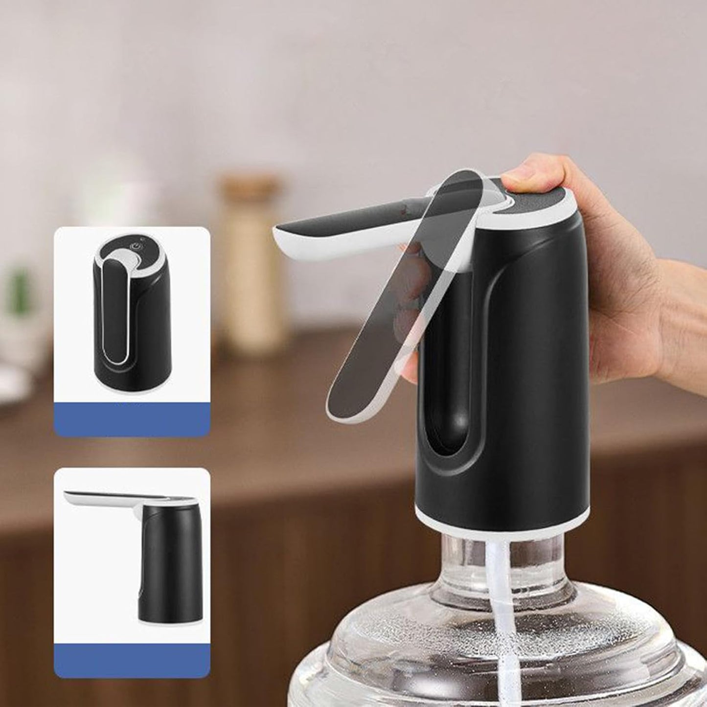 Portable USB-rechargeable water dispenser – Hydravo (1+1 FREE)