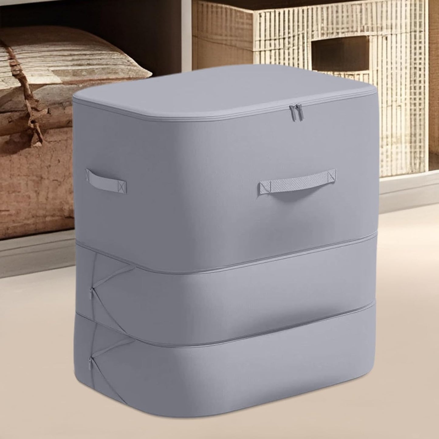 Large dustproof duvet storage bag with self-compression – Corvina