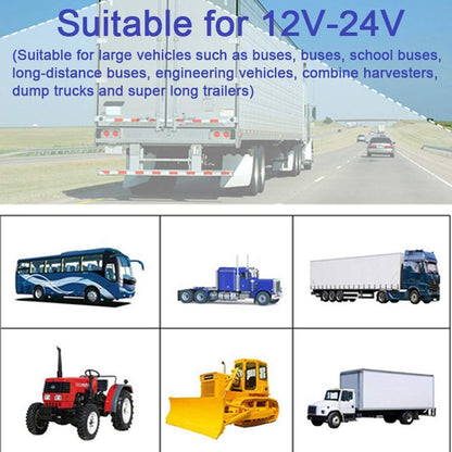 Truck reversing camera 12V/24V with 18 LED IR night vision IP68