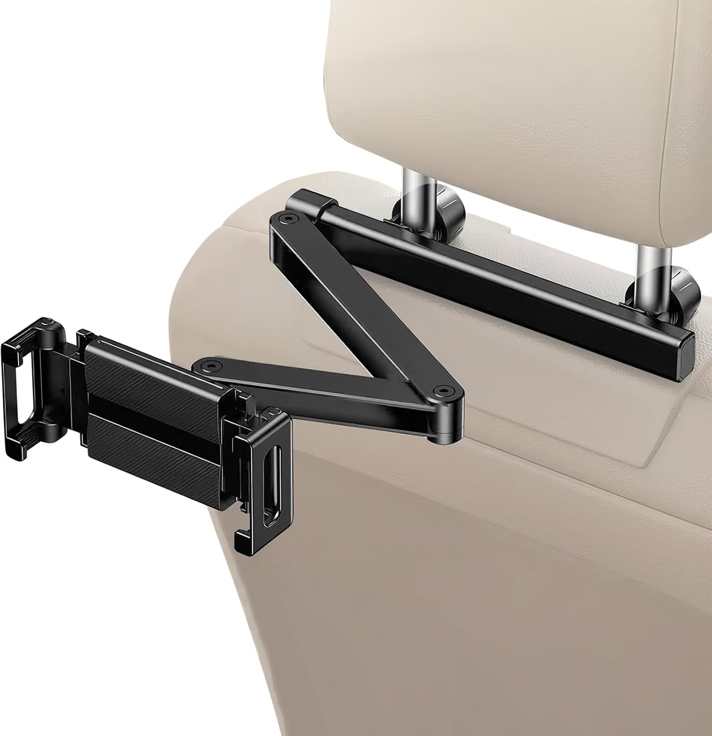 Car headrest tablet holder – Adjustable 360° rear-seat phone & tablet mount – Movira
