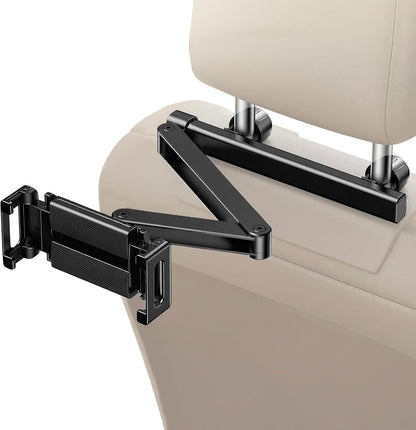 Car headrest tablet holder – Adjustable 360° rear-seat phone & tablet mount – Movira