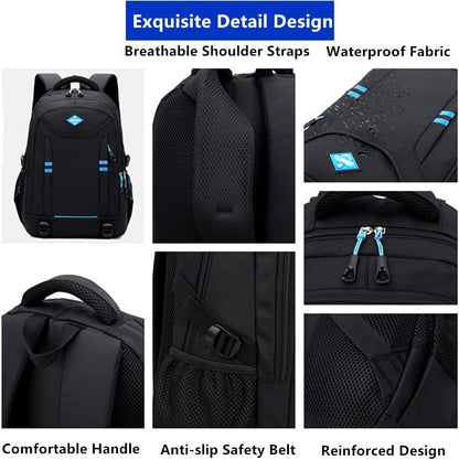 Multifunctional wheeled school backpack for boys – convertible trolley bag