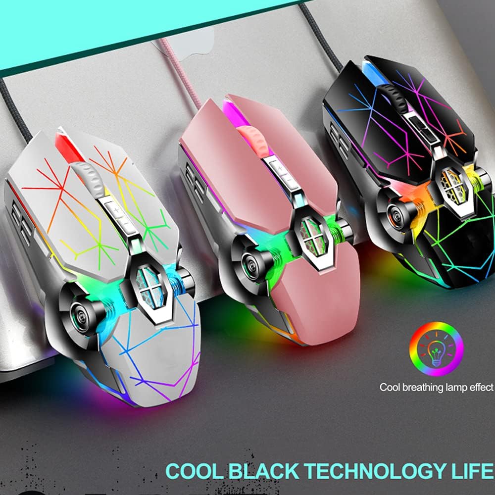 87-key mechanical gaming keyboard with RGB backlighting, blue switches