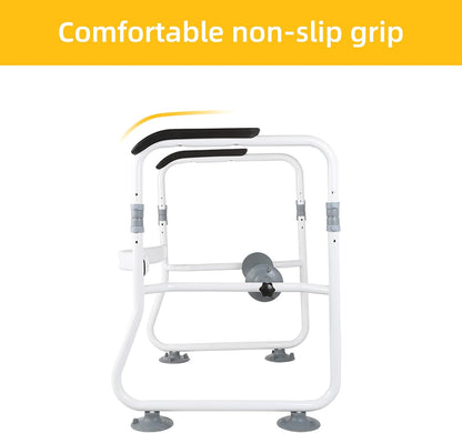 Adjustable toilet safety frame and supports – Senvara