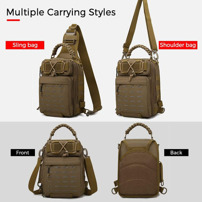 Fishing sling bag with multiple pockets for storing fishing gear – Arvion