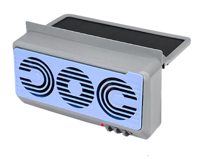 Solar Car Window Fan – Dual Duct Ventilation, Exhaust and Cooling Accessory – Aurovent