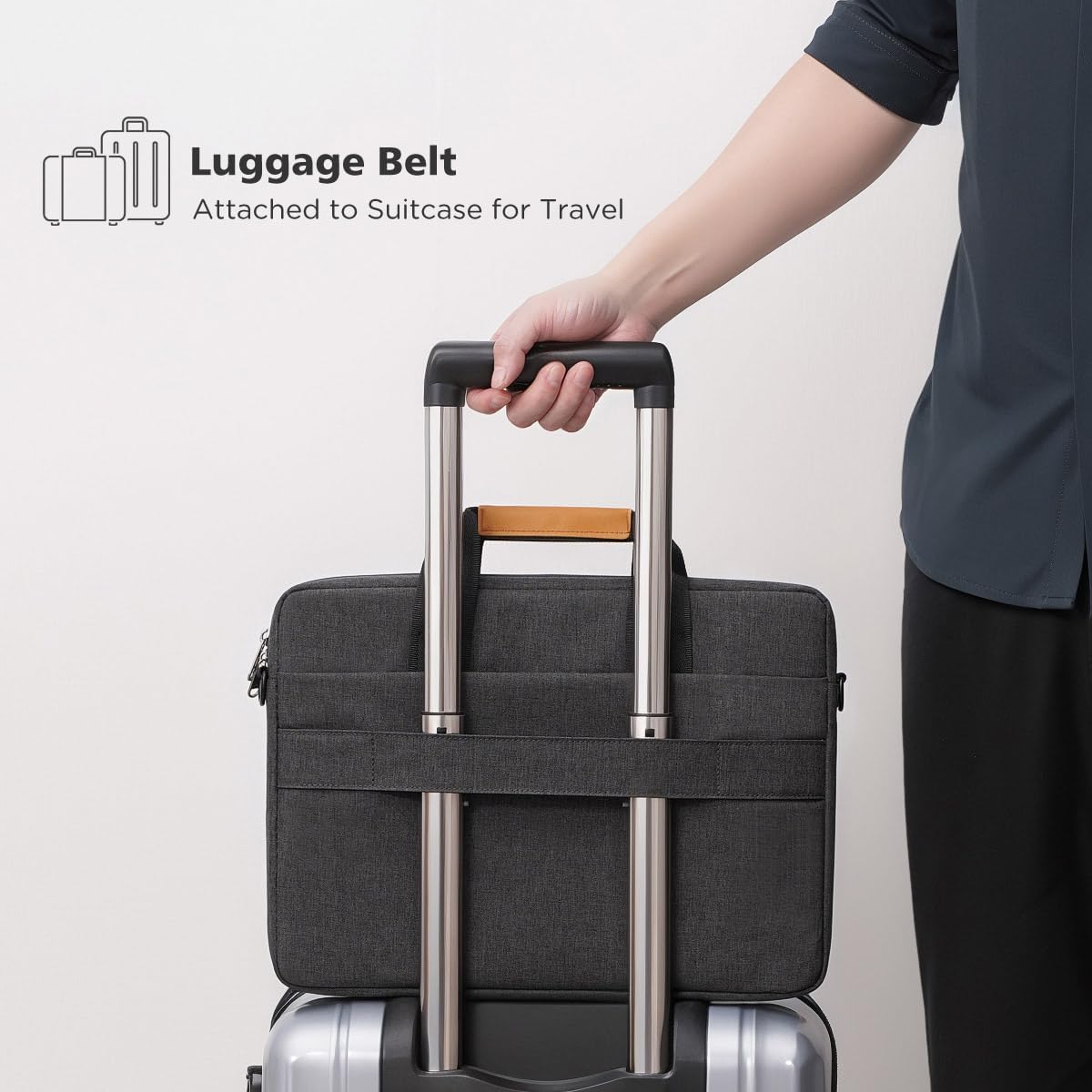 Waterproof laptop bag with 360-degree protective padding