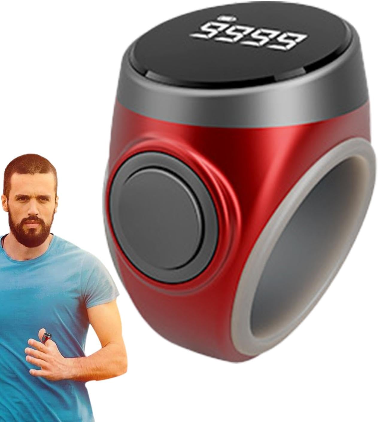 4-digit rechargeable digital finger counter ring (Buy 1, Get 1 Free) – Calmero