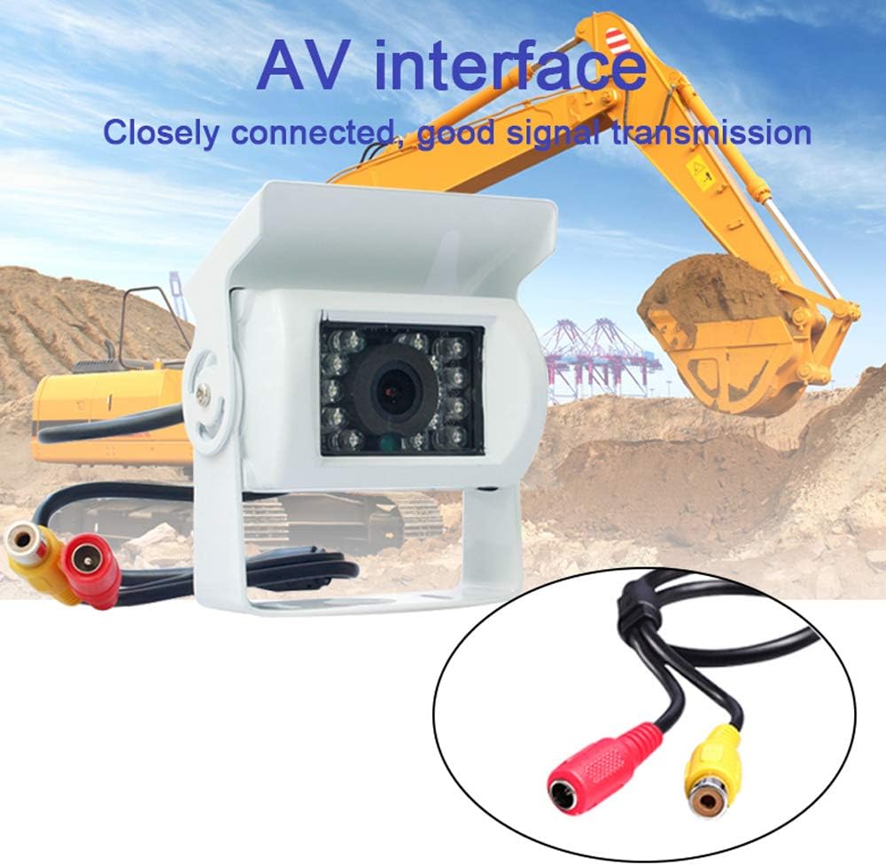 Truck reversing camera 12V/24V with 18 LED IR night vision IP68