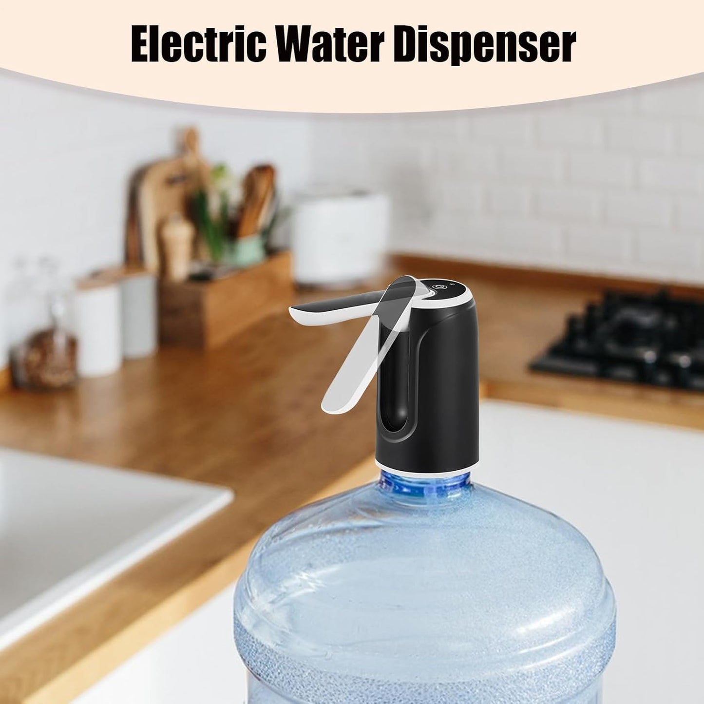 Portable USB-rechargeable water dispenser – Hydravo (1+1 FREE)
