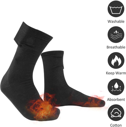 USB-heated socks for cold weather – buy one, get one free – Jorven