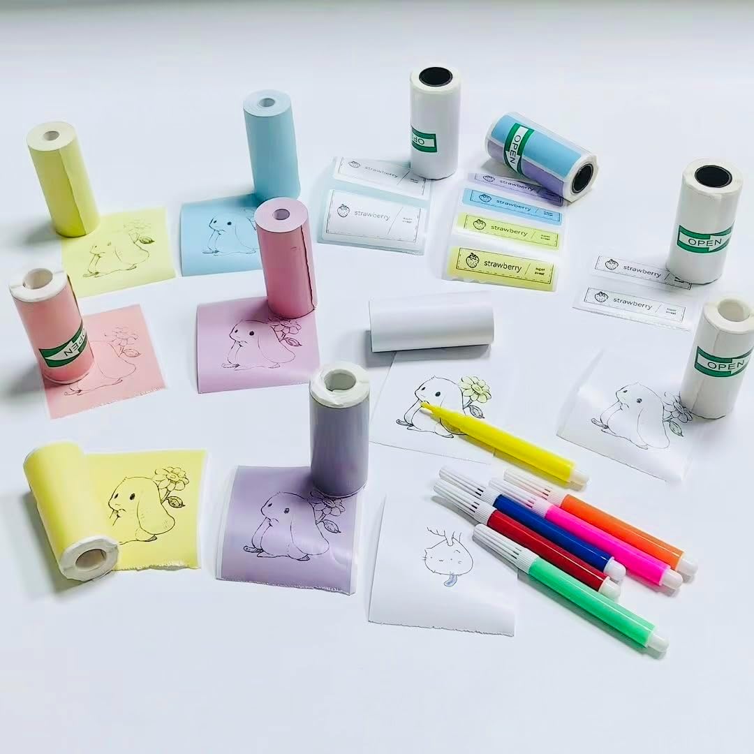 Portable Bluetooth label printer – inkless thermal printing