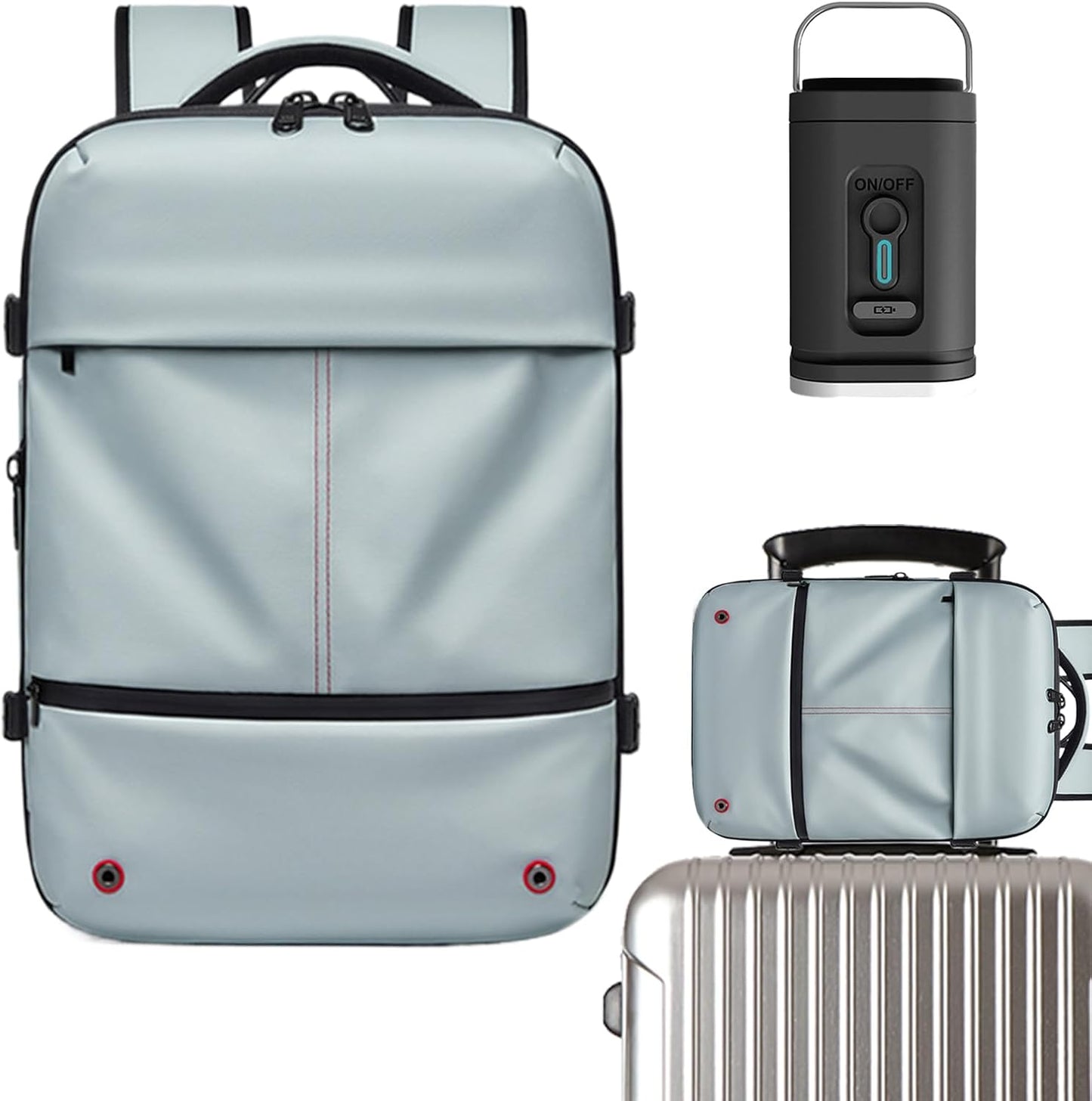 Expandable, waterproof travel rucksack with vacuum compression – Arvid
