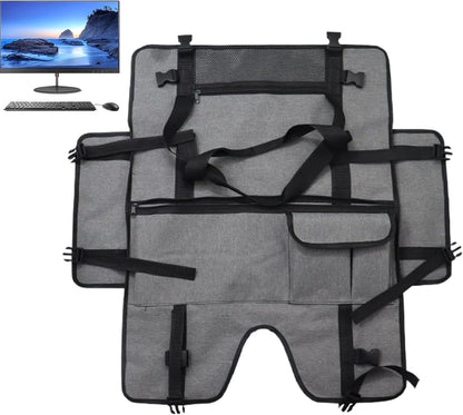 Portable monitor bag – protective, dustproof screen sleeve with flannel lining – Veynor