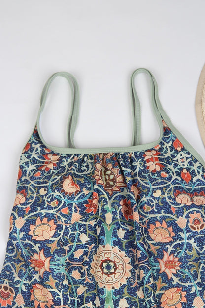 Stylish Sleeveless Bikini with Attractive Pattern - SummerGlow