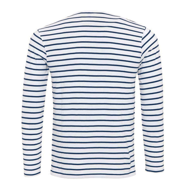Striped long-sleeved Henley shirt – Ewan Autumn Edition