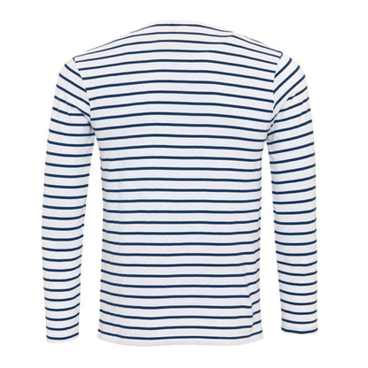 Striped long-sleeved Henley shirt – Ewan Autumn Edition