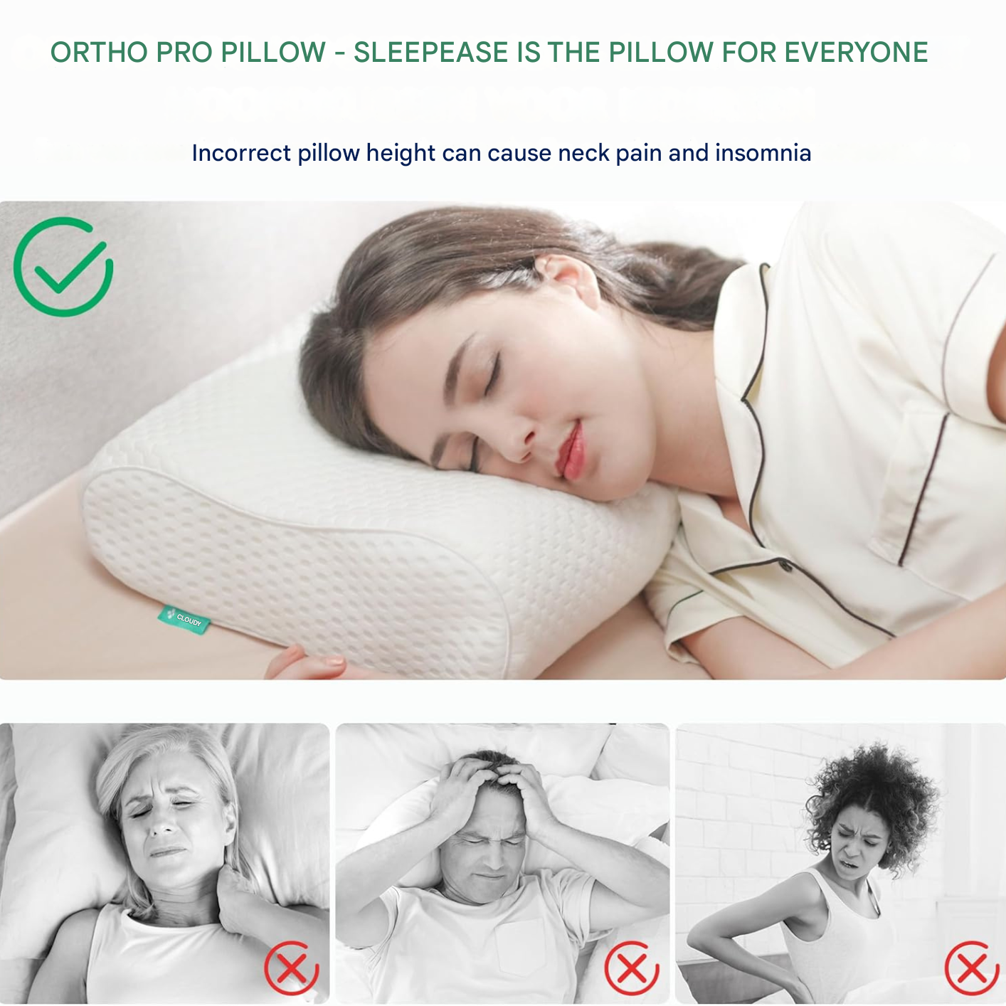 Ortho Pro Pillow - SleepEase