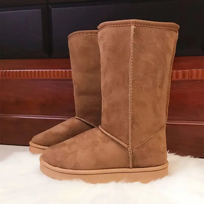 Warm Slip-On Boots with Fleece Lining - Aria