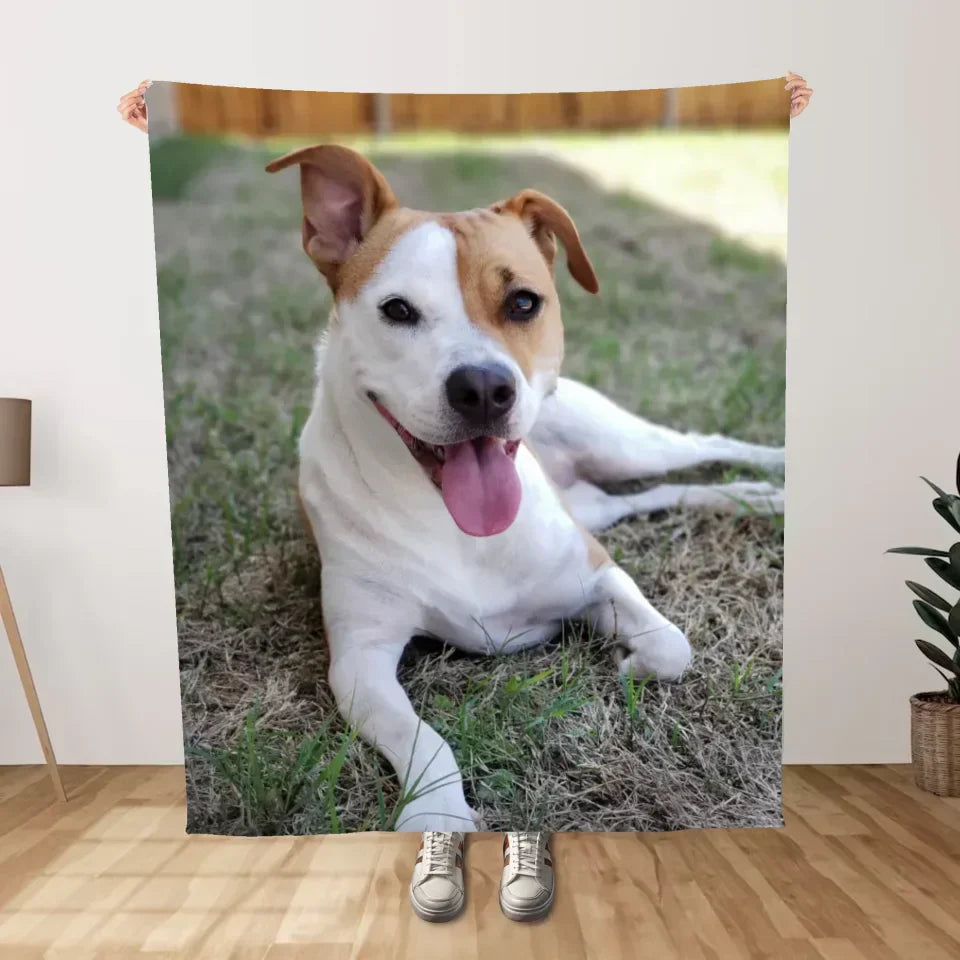 Personalised blanket with your own photo