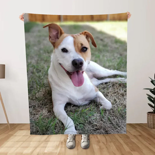Personalised blanket with your own photo