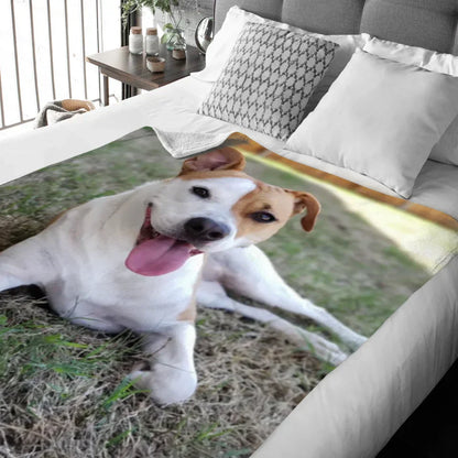 Personalised blanket with your own photo