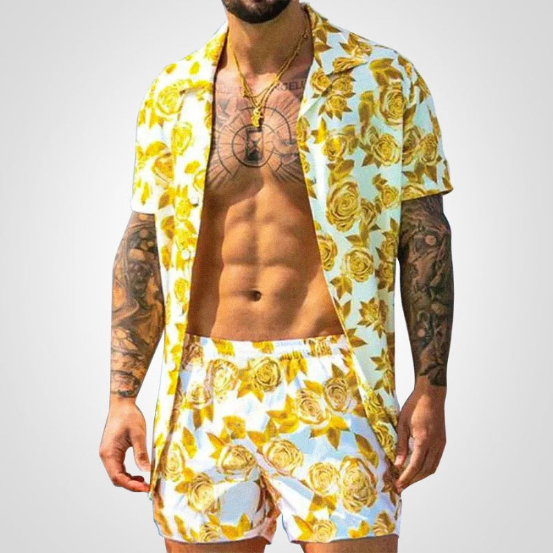 Two-piece men's set with print – Ruben