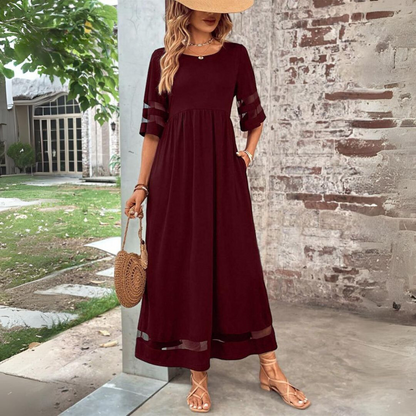 Chic Tummy Flattering Coverage Dress 5
