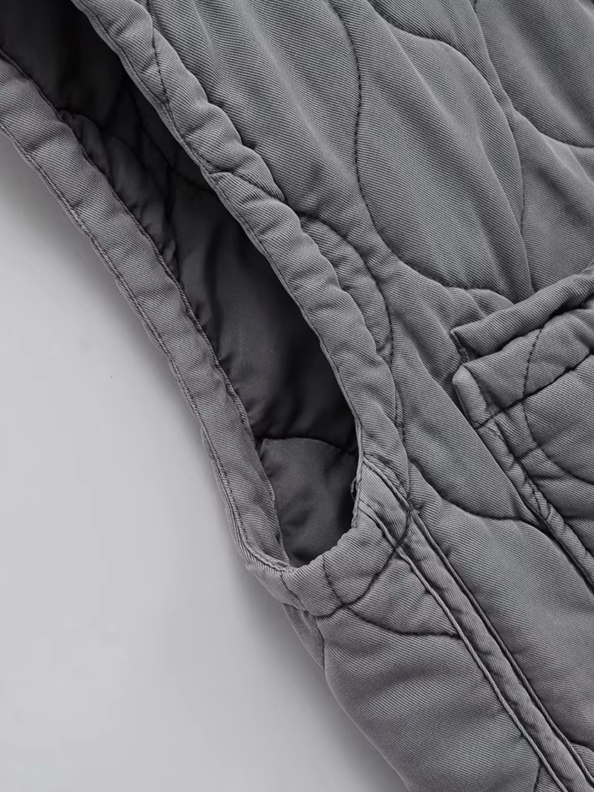 Grey Sleeveless Cotton Vest – Autumn Magic Thalia
