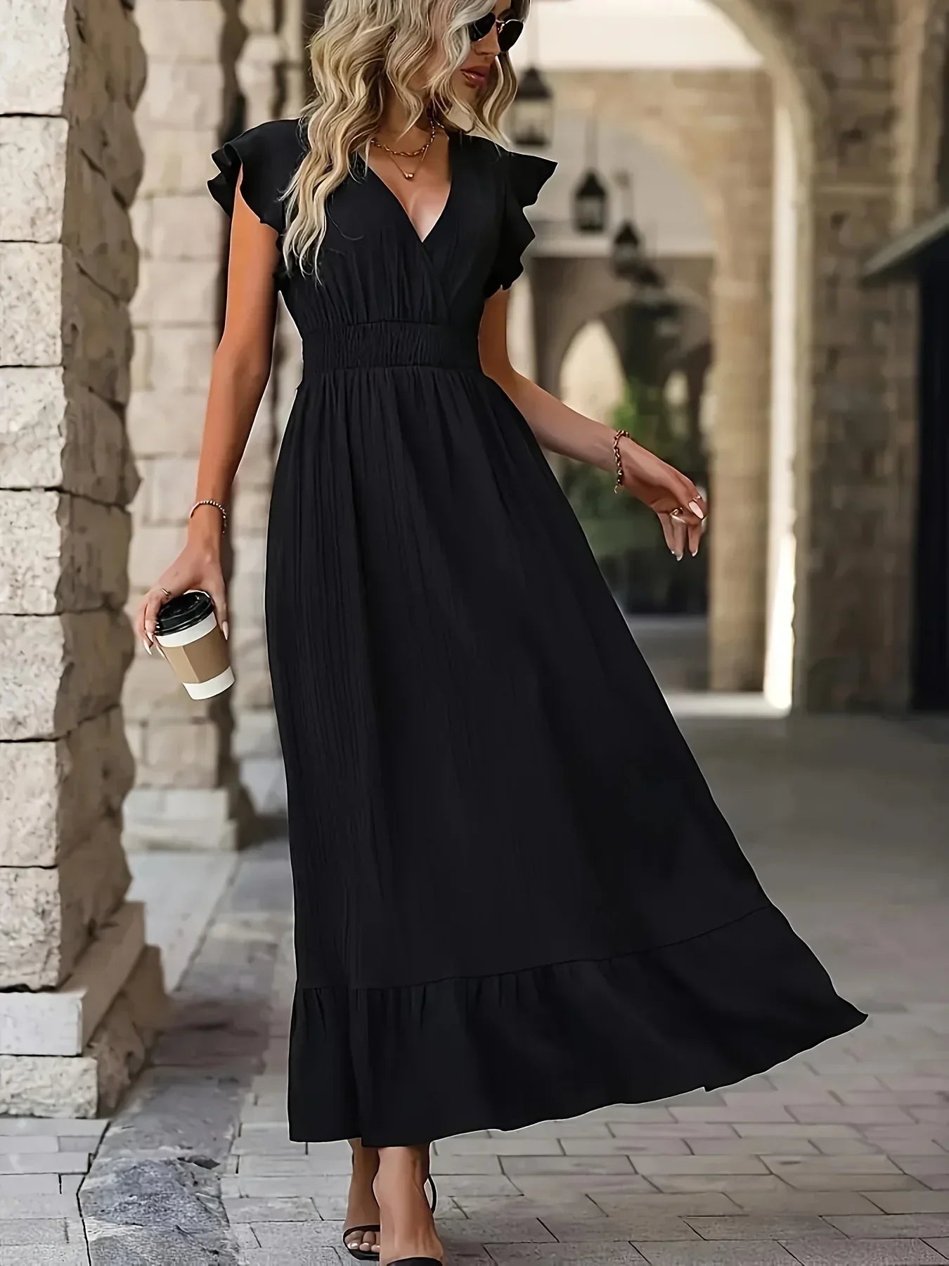 Eloise Ruches Dress | Versatile and Stylish