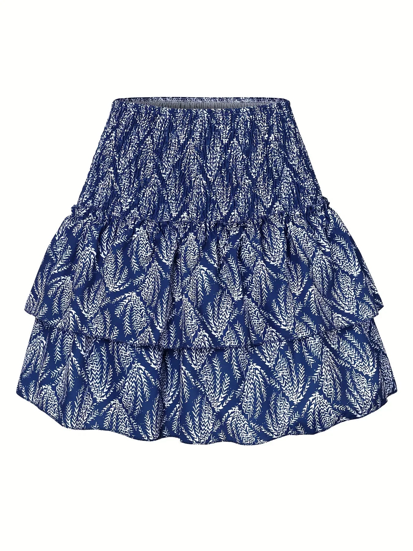 Amelia Rok | Pleated Waist | Layered Hem | Fashionable