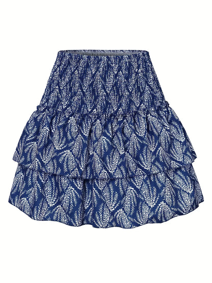 Amelia Rok | Pleated Waist | Layered Hem | Fashionable
