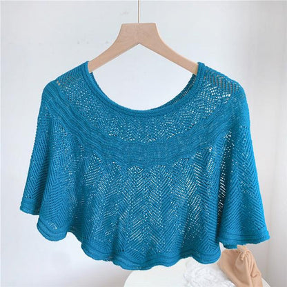 Ladies' Ice Silk Scarf with Knit & UV Protection - Amira