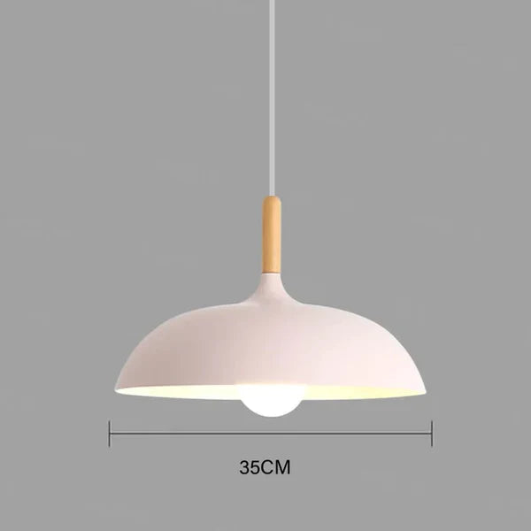 Ceiling Light in Scandinavian Oak - ScandiLuxe