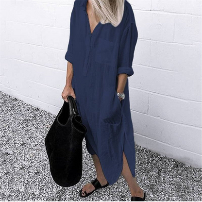 Smooth and Comfortable Long Summer Dress - Mila