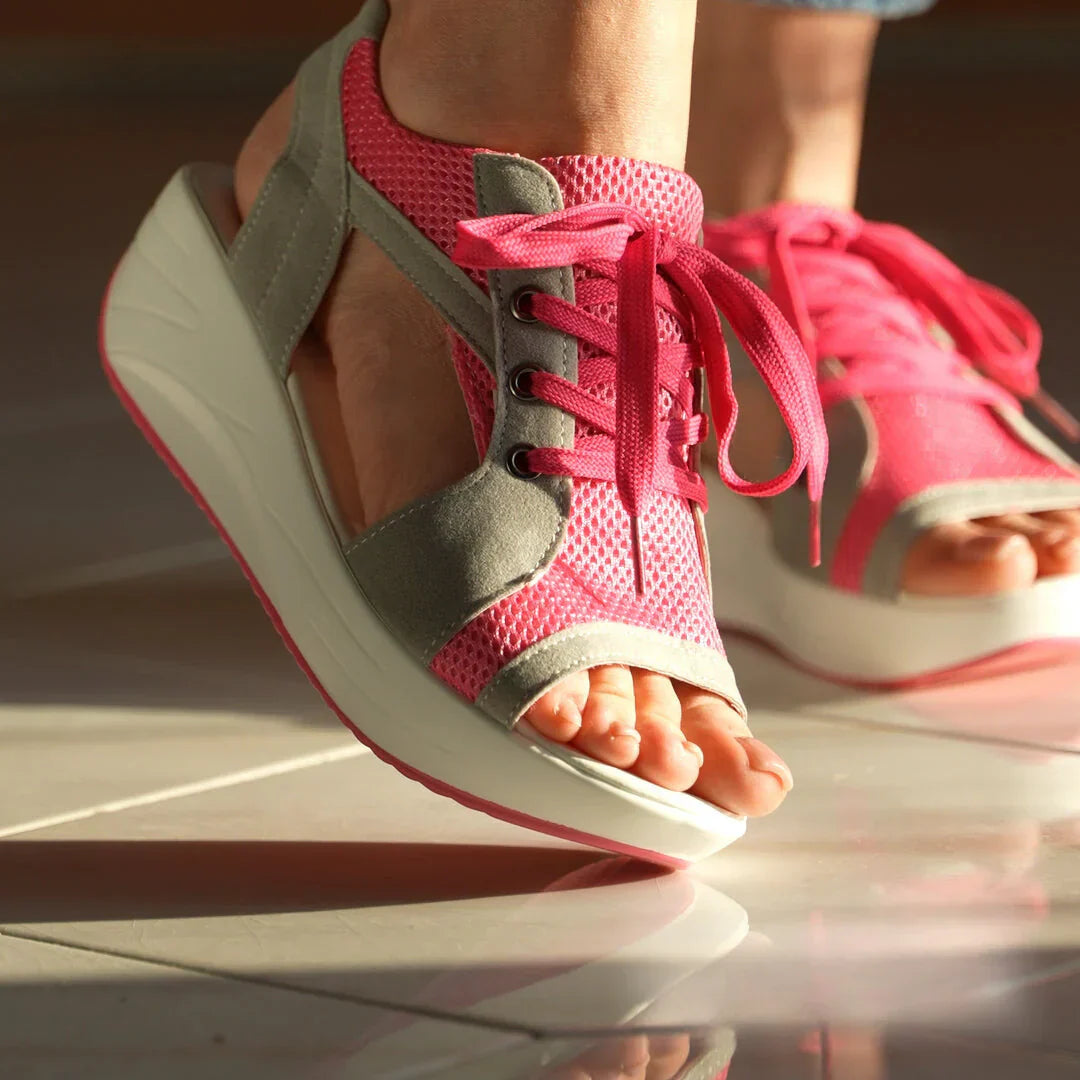 Trendy, comfortable and summery light women's sandals – Fergie