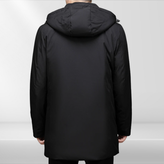 Classic men's hoodie jacket with duck down filling – Matteo