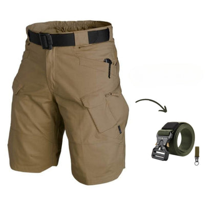 Men's cargo shorts with 7 pockets & free belt – Taro