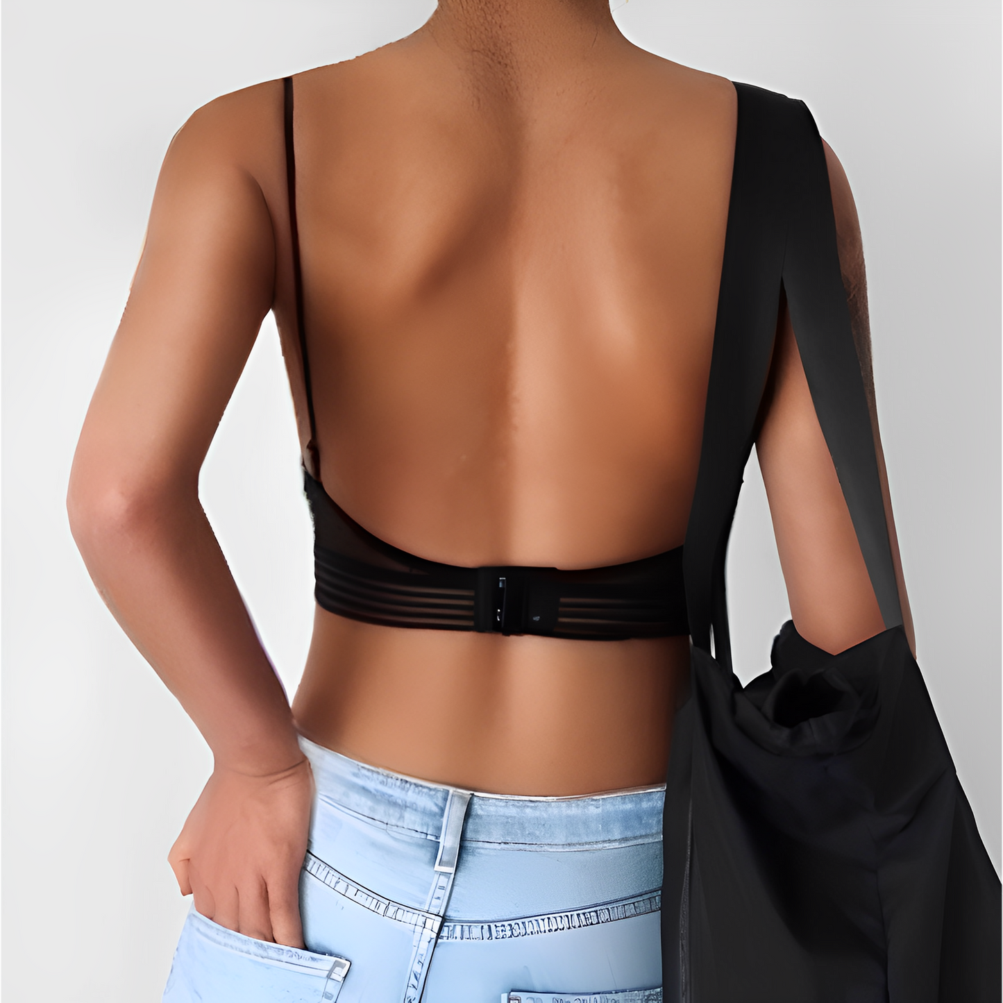 Seamless bralette bra with V-neck – buy 1, get 1 free – Clara