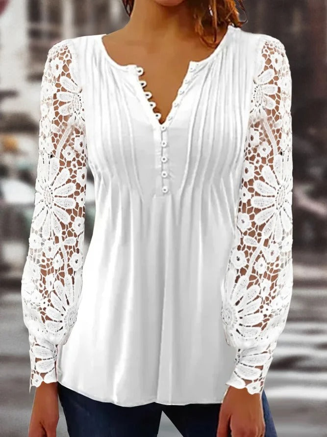 Trendy Ladies Long Sleeve in Solid Colour - AutumnGrace