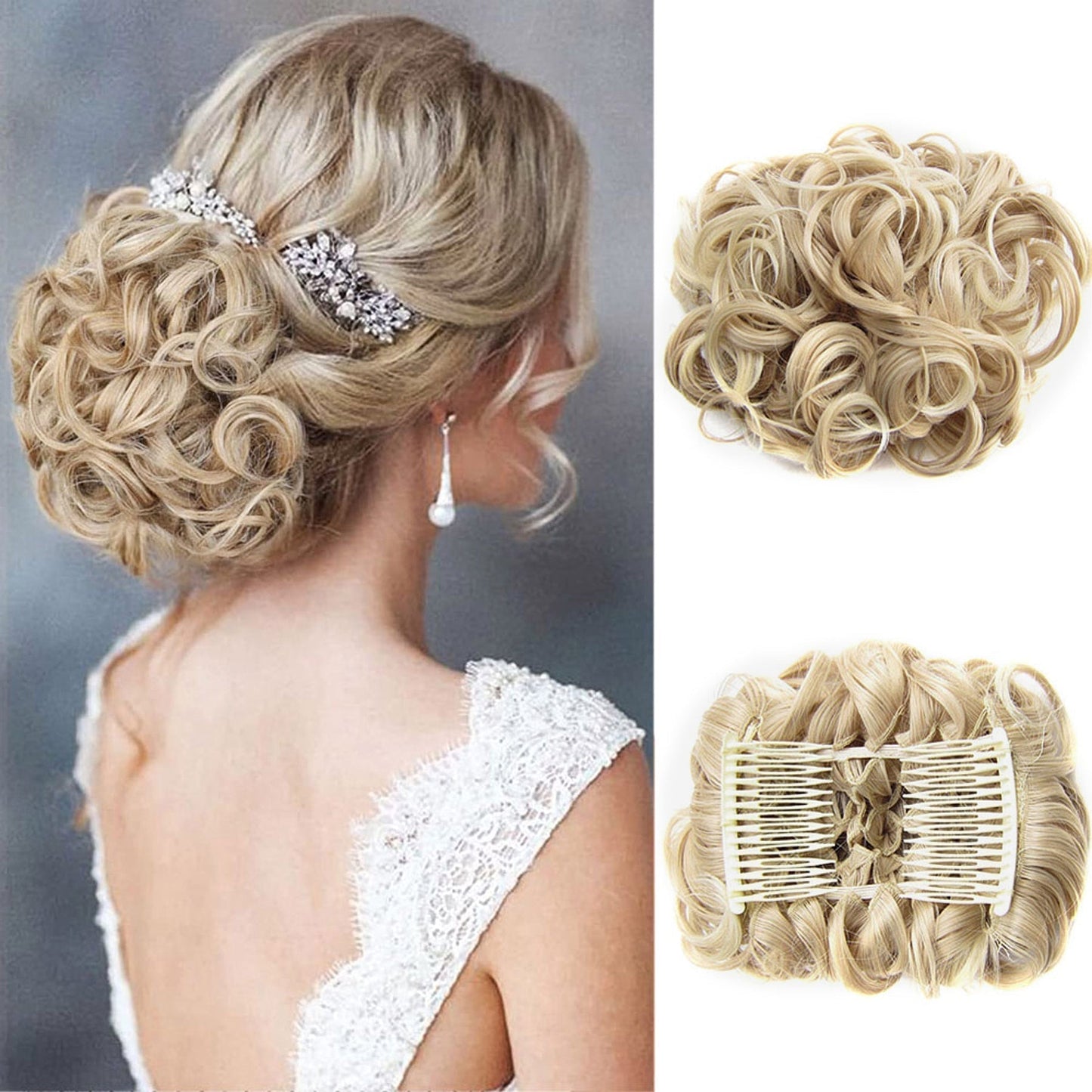 Curly Knot Hair Extension – FluffyFix