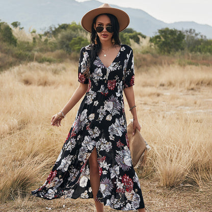 Airy, loose autumn dress – Ismay
