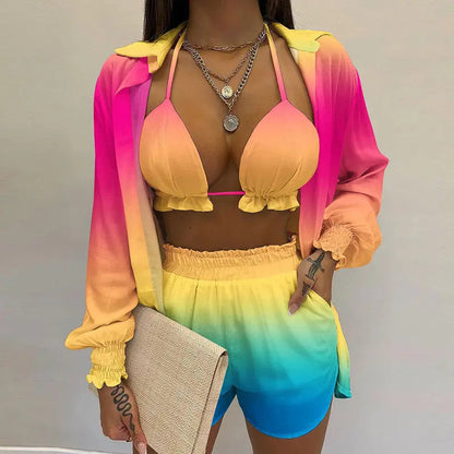 Stylish 3-piece summer outfit for the beach and pool - TropenGlow