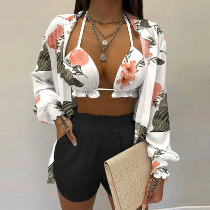 Stylish 3-piece summer outfit for the beach and pool - TropenGlow