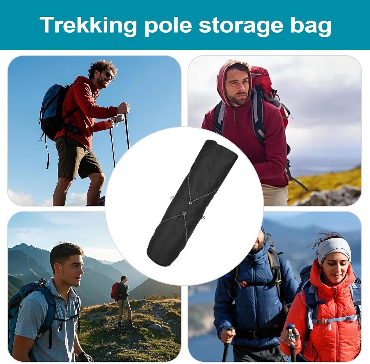 Lightweight trekking pole bag – Alvoryn (1+1 FREE)