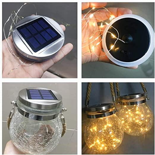 Solar Mason Jar Lamp