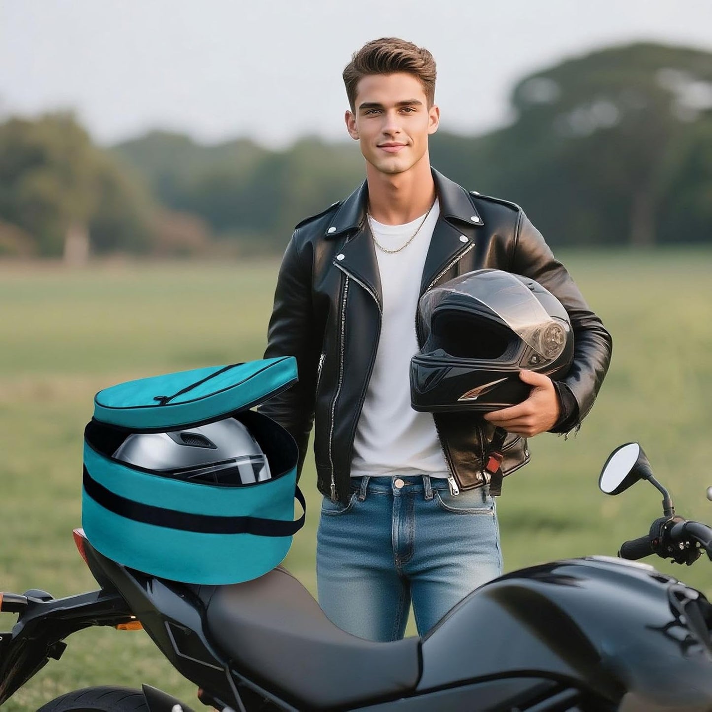 Waterproof Oxford helmet bag with impact protection – Veynar