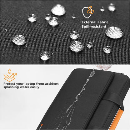 Waterproof laptop bag with 360-degree protective padding